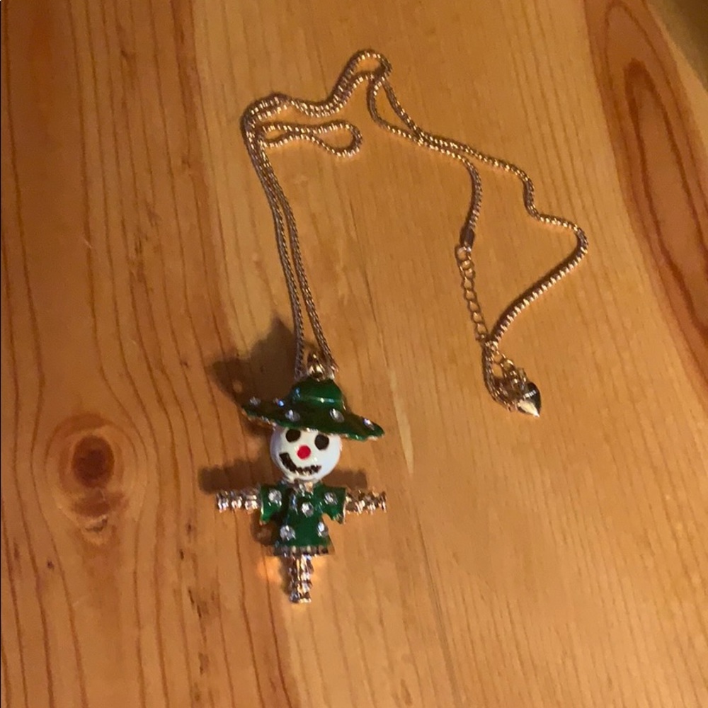 ❌SOLD❌Betsey Johnson Scarecrow Necklace - Picture 3 of 5
